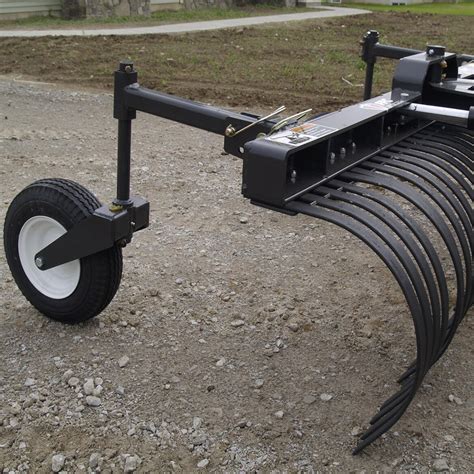 skid steer rake tilt kit|eterra skid steer attachments.